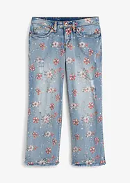 Culotte-jeans med blomsterprint, RAINBOW