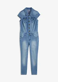 Denim jumpsuit med knapper, RAINBOW