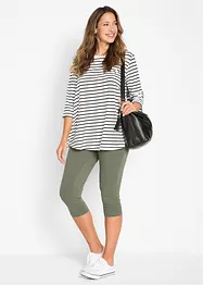 Capri-leggings i smal modell (2-pack), bonprix