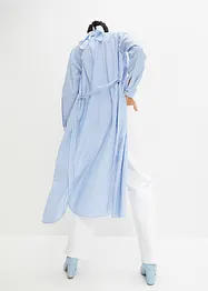 Skjortekjole med stripemønster og knytebelte, bonprix