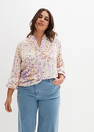 Bluse med blomsterprint, bonprix