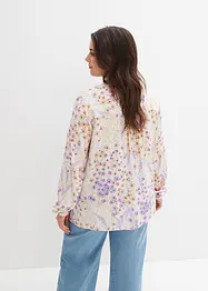 Bluse med blomsterprint, bonprix