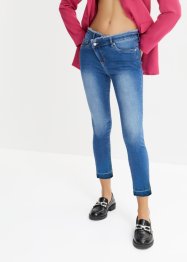 Skinny-jeans med asymmetrisk linning, BODYFLIRT