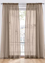 Gardin av lett voile (2-pack), bonprix