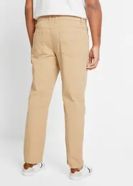 Classic Fit-bukse med stretch i 100% bomull, Straight, bonprix
