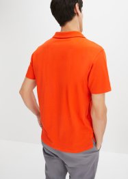 Poloskjorte med Resort-krage, kortermet, av økologisk bomull, bonprix