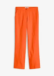 High Waist-bukse i lin-/viskosemiks, bonprix