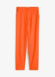 High Waist-bukse i lin-viskosemiks med kortere benlengde, bonprix