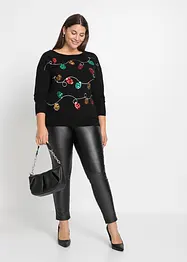 Finstrikket genser, bonprix