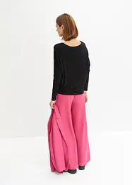 Langermet topp i myk viskosemiks, bonprix