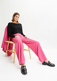 Langermet topp i myk viskosemiks, bonprix