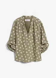 Oversized bluse i lett musselin, bonprix