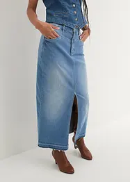 Langt jeansskjørt, bonprix