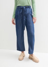 Wide Leg-jeans, High Waist, elastisk linning, bpc bonprix collection