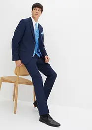 Bryllupsdress Slim Fit (5-delt sett): Blazer, bukse, vest, slips, lommetørkle, bonprix