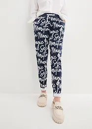 Slip on-bukse med print, bonprix