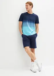 T-skjorte og sweat bermudashorts i 100% bomull (2-delt sett), bonprix