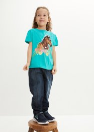 T-skjorte av økologisk bomull til barn (2-pack), bpc bonprix collection