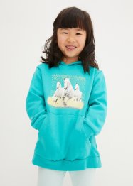 Sweatshirt med hette av økologisk bomull til barn, bpc bonprix collection