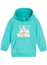Sweatshirt med hette av økologisk bomull til barn, bpc bonprix collection