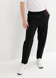 Bukse av bomull-/linmiks, High Waist, bonprix