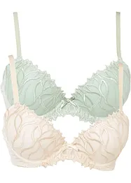 Padded-BH med bøyle (2-pack), bonprix