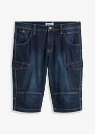 Lang jeans-bermuda, Loose Fit, bonprix