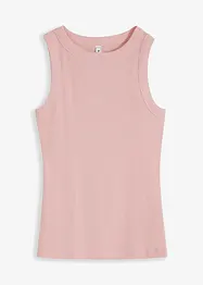 Ribbet topp i 100% økologisk bomull, bonprix