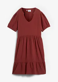 Oversized bomullskjole av musselin, bonprix