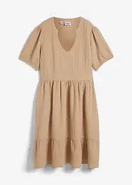 Oversized bomullskjole av musselin, bonprix