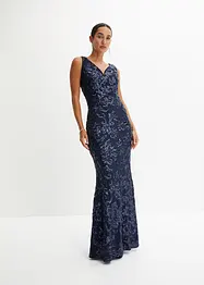 Mermaid-shape paljettkjole, bonprix