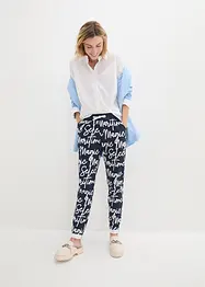 Slip on-bukse med trykk, bonprix