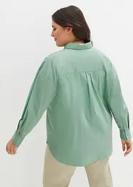 Ledig bluse med knappestolpe, bonprix