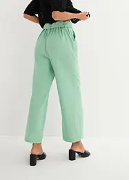 Ankellang culotte av luftig linmiks, bonprix