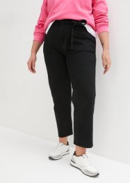 Rett twill-bukse med knytebelte, bpc bonprix collection