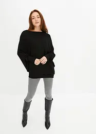 Oversized genser med asymmetrisk nederkant, bonprix