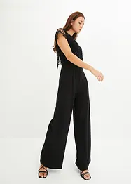 Jumpsuit med blonde, bonprix