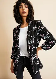 Lang blazer med print, bonprix