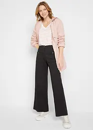 Wide Leg-jeans, High Waist, komfortlinning, bonprix