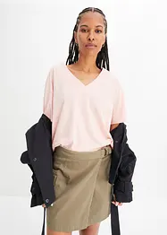 Oversized topp av ren økologisk bomull, bonprix