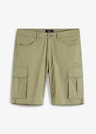 Bermudashorts med stretch og cargolommer, Regular Fit, bonprix