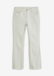 Cropped-jeans med legg og frynser i nederkant, RAINBOW