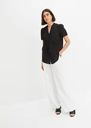 Bluse med hullbroderi, bonprix