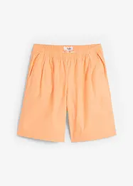 Vid shorts med legg og lin, med High Waist-komfortlinning, bonprix