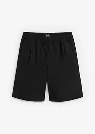 Vid shorts med legg og lin, med High Waist-komfortlinning, bonprix