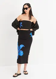 Bandeau-topp med print, RAINBOW