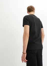 T-shirt av økologisk bomull, Slim Fit, bonprix