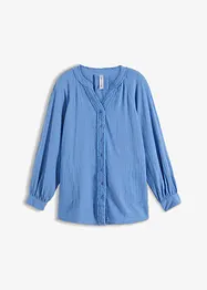 Oversized musselin-bluse, bonprix