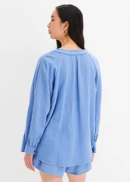 Oversized musselin-bluse, bonprix