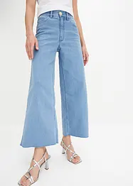 Wide Leg-jeans, High Waist, cropped, bonprix